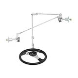 Fenjidrop Go Cart Steering Kit with Front Axle Assembly, Front Steering Assembly with Tie Rod, Wheels & Gear Rack Shaft, Front Axle Kit for 168cc Atv, Go Kart, Quad Cart