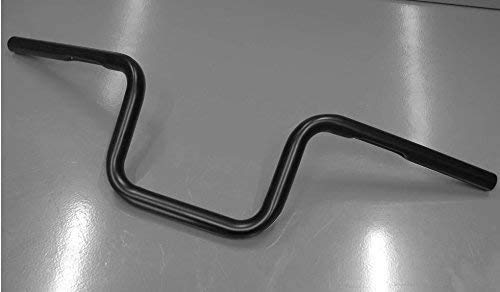 GZM Manubrio Apehanger Bad Basso 1 (25MM) Nero Universale x Moto Compatibile con HARLEY Custom Bobber Chopper