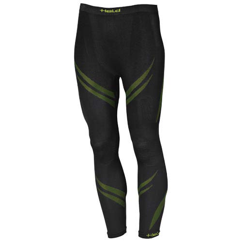 Preisvergleich Produktbild Held Unterhose 3D Skin schwarz grün lang, SCHWARZ-GRÜN, XS