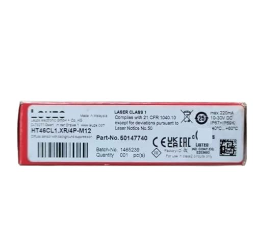 EVPZPLKMGT Diffuse Sensor with Background Suppression, HT46CL1.XR/4P-M12 50147740, Photoelectric Switch Original