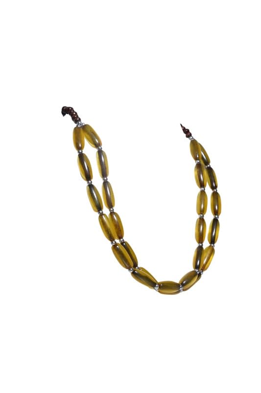 F/s indian crafts Handcrafted Unique Yellow Multi Shade Neck Piece For Girls and Women-image-3