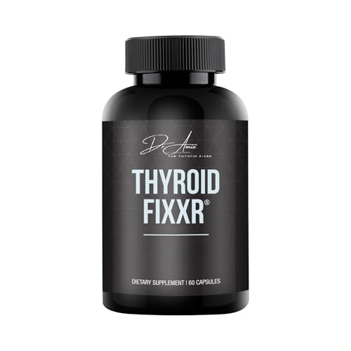 Fixxr Thyroid Support by Dr. Amie | T2 Thyroid Supplement | 30 Day Supply 60 Capsules