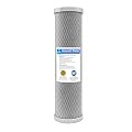 Superior Filters 5 Micron CTO Carbon Water Filter - Whole House Carbon Coconut Filter Block Cartridge Compatible with All Whole House Water Filter Cartridges (20" X 4.5", 1, Count)