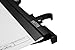 Hang-A-Plan, 18-24 Inches Quickfile Hanging Clamp, Black, Holds up to 150 Plans, Single Clamp