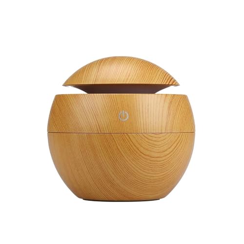 Difusor aromático eléctrico con luz LED y humidificador 130ml