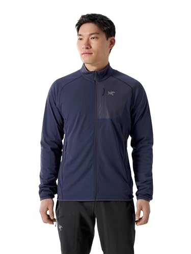 Image of Arc'teryx Delta Jacket Men's | Fleece Jacket Delivering Warmth for Less Weight | Black Sapphire, X-Small