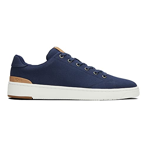 TOMS mens Trvl Lite 2.0 Low Sneaker, Navy Canvas, 11 US