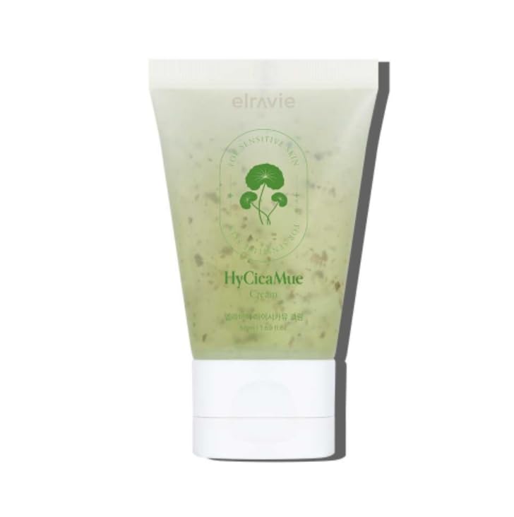 HyCicaMue Soothing Cream | Water Based Gel Moisturizer for Skin Recovery | Cica, Panthenol, Ceramide, Hyaluronic Acid | Boosts Hydration & Calms for Refreshing Skin Balance | Korean Skin Care