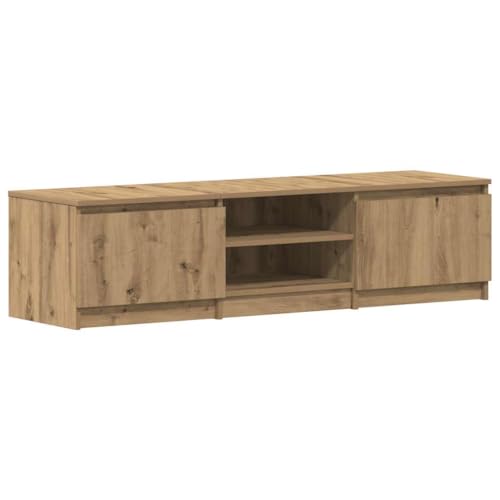 vidaXL TV Cabinet Artisan Oak 140x40x36 cm Engineered Wood, tv stand, tv sideboard, hifi cabinet, tv bench, tv stand cabinet, media cabinet