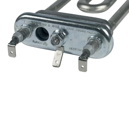 Europart Heizelement wie Whirlpool 481010496465 2050W 230V für Waschmaschine Schleuder
