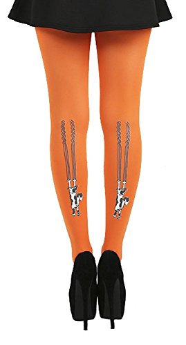 Pamela Mann Collant grande taille fantaisie chat qui glisse ! Collant opaque 60 deniers fantaisie...