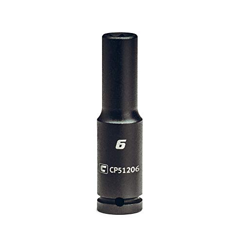Image of Capri Tools 6 mm Deep Impact Socket, 1 /4-Inch Drive, 6-Point, Metric