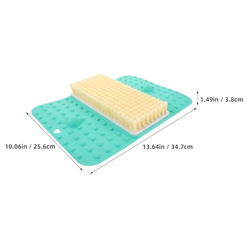Tapis de massage pour TPR Mipcase avec brosse exfoliante pour douche - 3