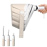 【JIS認証 UVカット率100% & 完全遮光】 日傘 超軽量 紫外線遮断 遮熱 UPF50+ 折り畳み日傘 暑さ対策 熱中症対策 日焼け防止 コンパクト 折りたたみ傘 ワンタッチ自動開閉 耐風撥水 晴雨兼用 携帯便利 レディース メンズ 男女兼用 収納ポーチ付き 母の日 父の日 ギフト (［新-逆戻り防止&形状記憶あり］ベージュ×ホワイト, 超軽量タイプ)