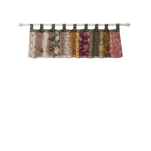 Greenland Home GL-0407AV1 Antique Chic 21 X 84-Inch Cotton Window Patchwork Valance cover