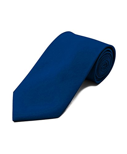Poly Multi Solid Color Tie, Royal Blue