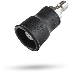 The Rag Company | Ultra H2O 40-Degree Pressure Washer Nozzle | 3.0 | 3.0 mm Orifice | Stainless Steel Car Wash Detailing Tip | Rubberized Protective Shroud, Quick Connect System