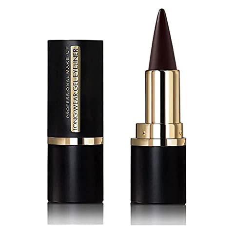 Mysense Dark Brown Gel Eye Liner Sticks Smooth Matte Coffee Eye-liner Pencil Tattoo Eyeliner Pen Makeup Eye-liners for Women(Coffee Color) Cover