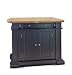 Home Styles 5003-94 Kitchen Island, Black and Distressed Oak Finish