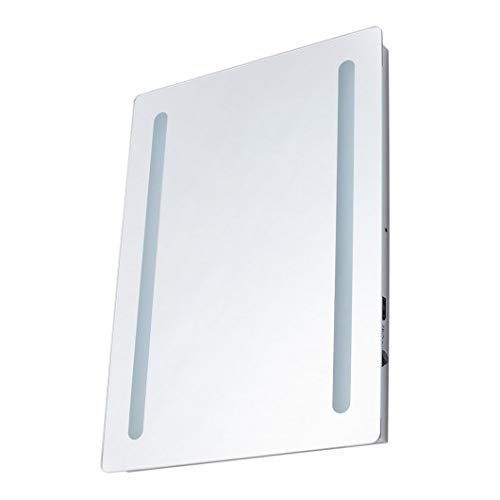 LITECRAFT Leith Mirror Wall Light Bathroom LED with Shaver Socket - Polished Chrome