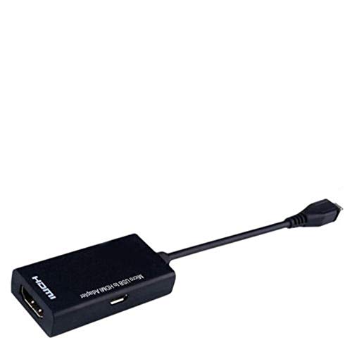 DisplayPort to HDMI Adapter, Mini DP to 1080 PHDMI Adapter Compatible for Samsung Galaxy LG Sony (Black, one Size)