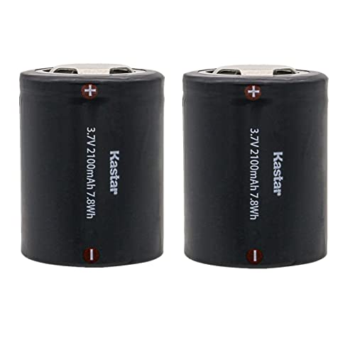 Kastar Battery 2-Pack Replacement for Acebeam E10 Rechargeable Flashlight, Acebeam ARC26350HC-200A, Emisar D4SV2 LED Flashlight, Other Flashlights, Electric Razor, Shaver