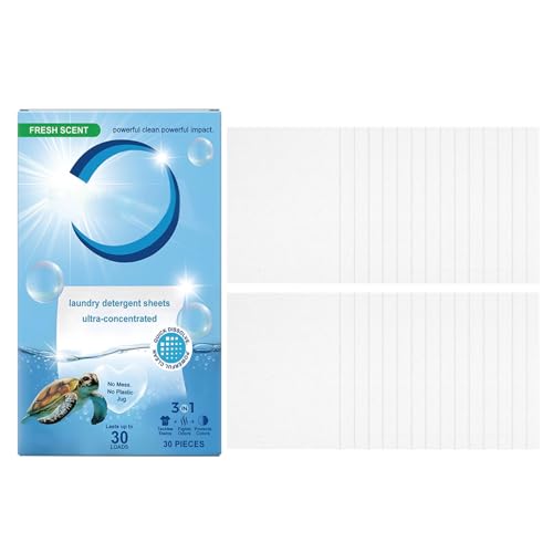 Hojas De Lavado,30 Unidades Hojas Para Lavadora - Fragancia Duradera Protector De Color Blancos Brillantes Ropa De Mascotas Y Deportiva