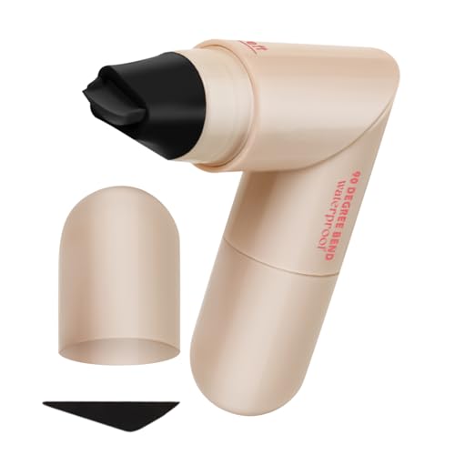 Delineador de ojos preciso, sello de maquillaje de doble extremo, bolígrafo compacto de 2 ml con función impermeable, herramienta cosmética de tinta, elegante suministro de belleza con diseño