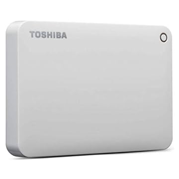 HD Externo Portátil Toshiba Canvio Advance 2TB Branco USB 3.0 - HDTC920XW3AA