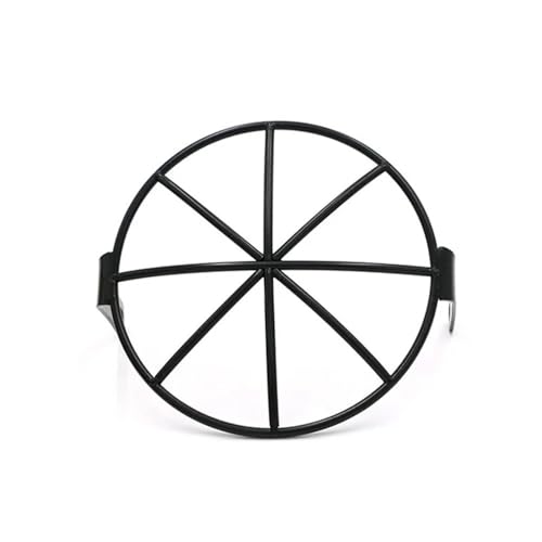 Grille phare moto : couvercle de calandre en maille noire pour protection avant