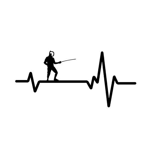 SHMAZ 15,9 * 7,5 cm Fechten Autoaufkleber Silhouette Zubehör Schwarz Silber Motorrad Aufkleber