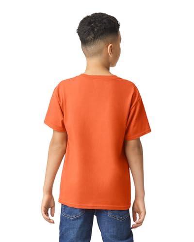 Gildan Youth Heavy Cotton 5.3 oz. T-Shirt L Orange2