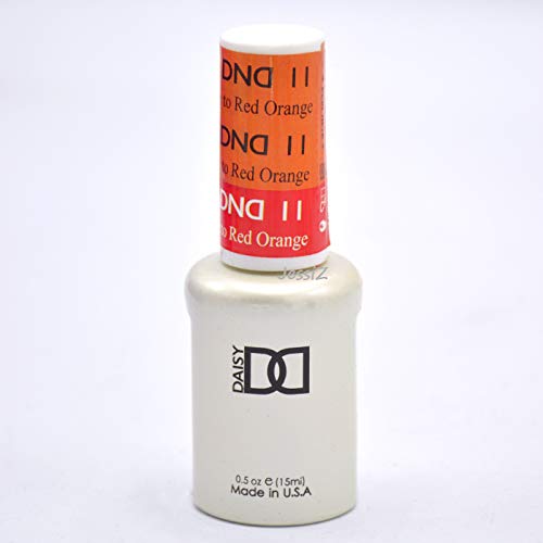 DND gel polish Mood change Orange to Red 011