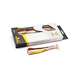 JLC Real Fish Vinilo Cebo Blando Pesca Jigging 130 mm Combo 1 Montado + 1 Repuesto (Julia #4, 130g)