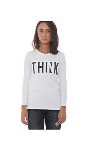 T-shirt pour femme Liu-Jo vêtement mode été haut col rond coton léger