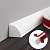 Jaspond Flexible Quarter Round Molding, 59Inch Self-Adhesive Silicone Rubber Trim Molding, Peel and Stick Quarter Round Trim Bendable Molding Trim for Floor, Bathrooms, Kitchens, Countertops