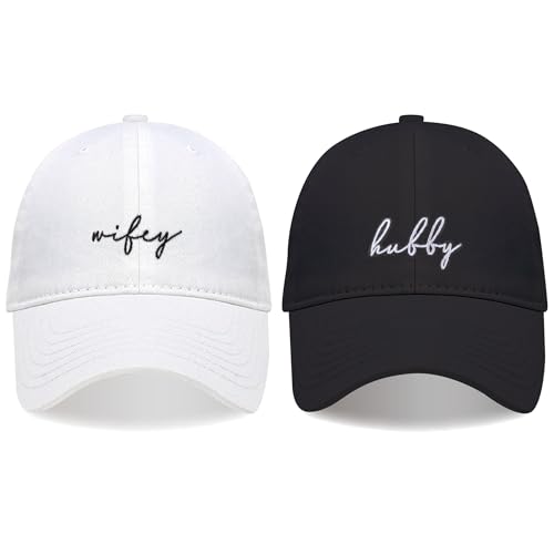 Image of Mr and Mrs Hats for Honeymoon Essentials,Engagement Gifts for Couples,Wedding Gifts for Bride and Groom