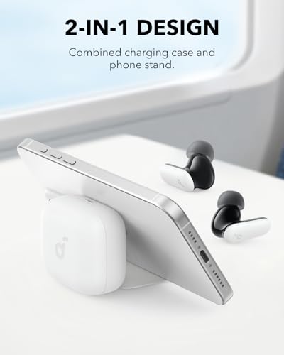 Image of soundcore R50I Nc By Anker Noise Cancelling in Ear Earbuds,Strong 42Db Adaptive Noise Cancelling,Powerful Bass,45H Playtime,2-in-1 Case and Phone Stand,Ip54,Fast Charge 10Min = 120 Min,Bluetooth 5.4