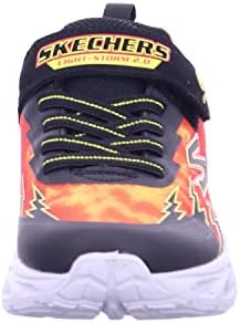 Skechers Kids Boy's Light Storm 2.0 Sneaker, Black/Red, 12 Little Kid | Image 6