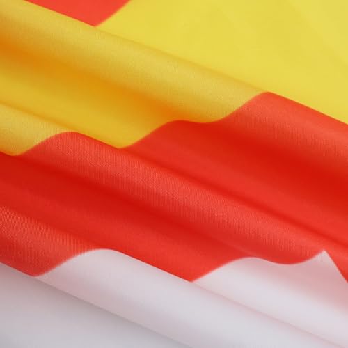 Image of AZ FLAG - Guernsey Flag - 3x5 Ft - 100D Polyester British Banner with Two Metal Grommets - Fade Resistant - Vivid Colors - 3' x 5' Feet - 150x90 Cm