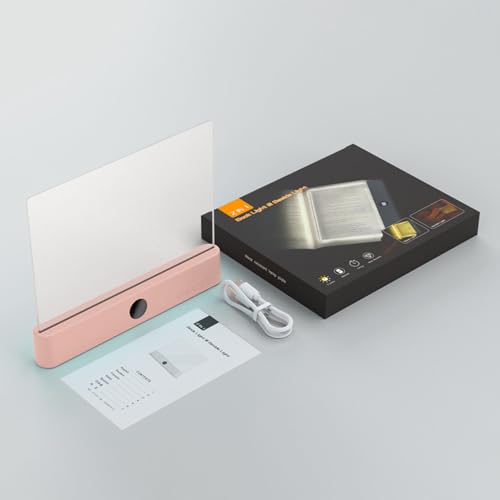 Lámpara LED con 3 modos de brillo ajustable y luz de libro con clip 6