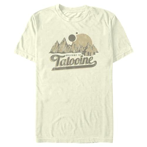 T-shirt Star Wars Tatooine homme XL vêtement geek coton imprimé original