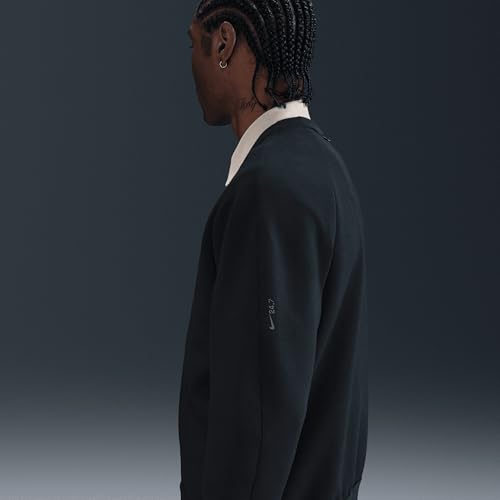 Nike 24.7 ImpossiblySoft Men's Cardigan (HQ6948-010, Black/Dark Smoke Grey)2