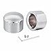 Amazicha Chrome Front Axle Nut Cover Axle Caps Compatible for Harley Touring Softail Electra Road Glide Sportster 08-later