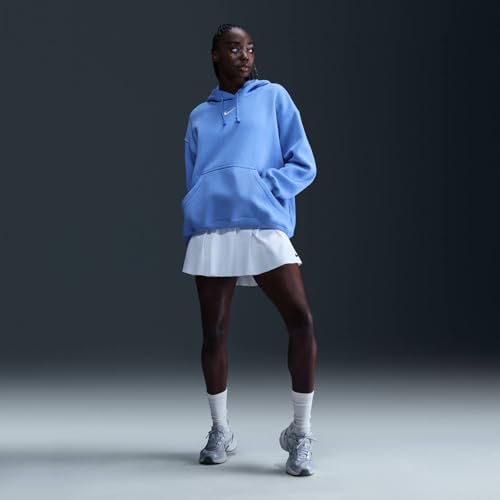 Nike Sportswear Phoenix Fleece Women's Oversized Pullover Hoodie (DQ5860-494, Royal Pulse/Sail)2