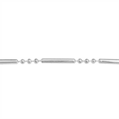 Bling Jewelry Simple Plain Bar Ball Link Chain Anklet Charm Hot Wife Ankle Bracelet For Women Made In Italy .925 Sterling Silver 9In #TOP2