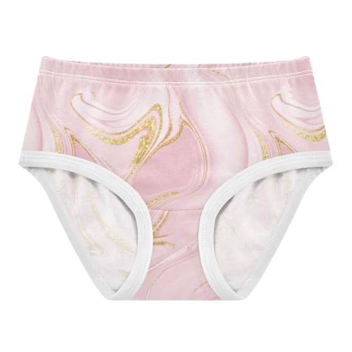 Joisal Animals Toddler Underwear Floral 2t Cotton Cute Panties Girl Art Golden Pink Aesthetic Briefs Kids Undies