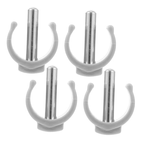 NOLITOY 4pcs Crutch Replacement Parts C-Shaped Clips for Walker Crutch Easy to Install Buckle Latch Clamp Accessories for Enhanced Stability and Safety