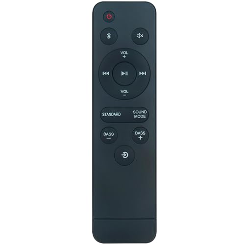 Télécommande de rechange barre de son Onn 100024204 noir pour système 2.1