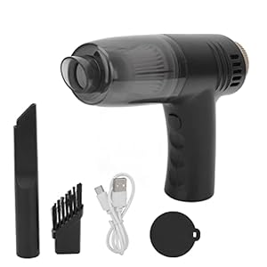 Handstofzuiger Draadloos, autostofzuiger, Handstofzuiger Sterke motor Krachtige zuigkracht 0,5L stofbeker Afneembare autostofzuiger